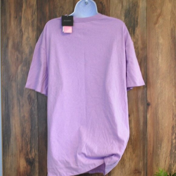 NWT Pink Floyd 100% Cotton Lavender Graphic Tee S/M - Picture 4 of 5